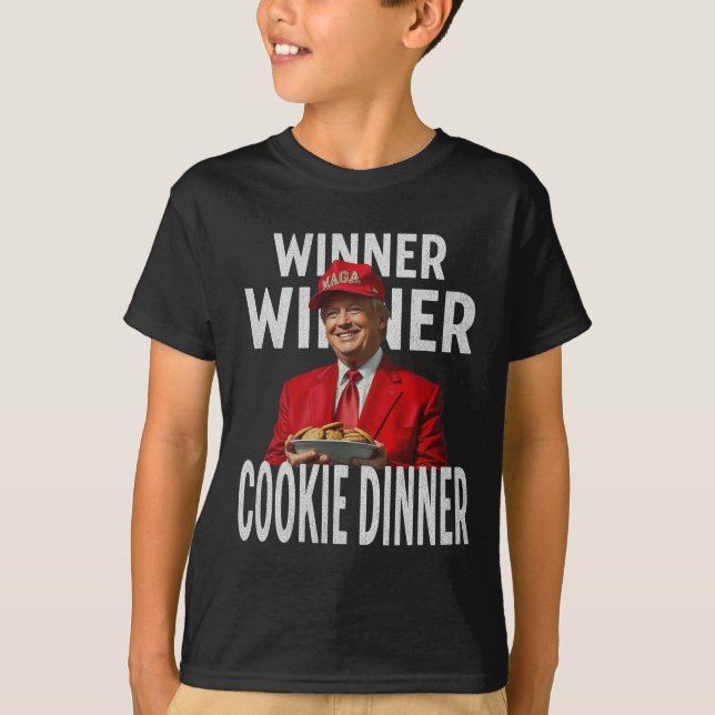 Gewinner Cookie Dinner Funny Trump 2024 47. T-Shirt (Vorderseite)