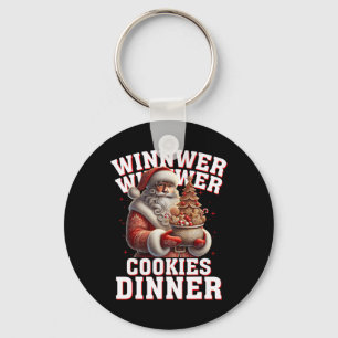 Gewinner Cookies Abendessen Santa Funny Trump Chr Schlüsselanhänger