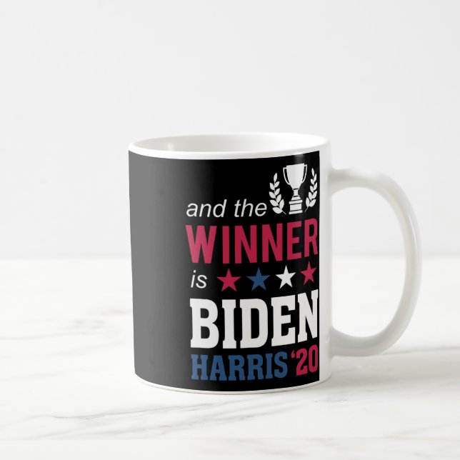 Gewinner des Champions Präsident Joe Biden Kamala  Kaffeetasse (Rechts)
