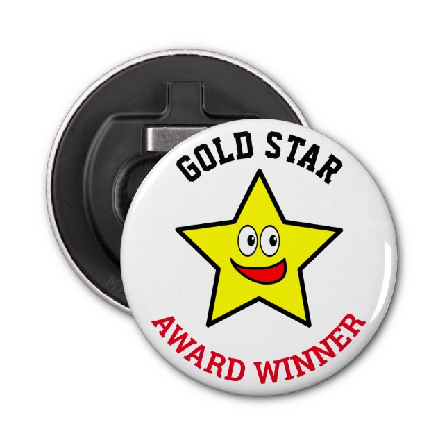 Gewinner des Gold Star Award Flaschenöffner (Vorderseite)