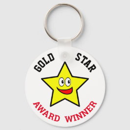 Gewinner des Gold Star Award Schlüsselanhänger