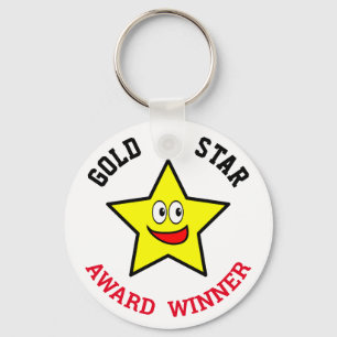 Gewinner des Gold Star Award Schlüsselanhänger