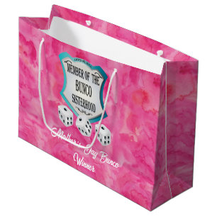 Gewinner des hübsch Pink Bunco Müttertages Große Geschenktüte