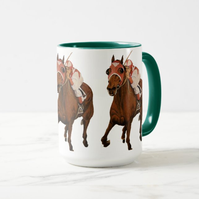 Gewinner des klassischen Race Horses Tasse (VorderseiteRechts)