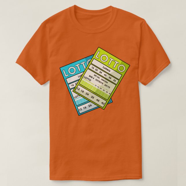 Gewinner des Lottoscheins T-Shirt (Design vorne)