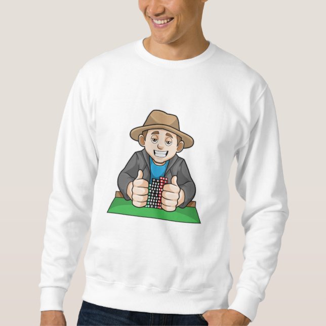 Gewinner des Pokers Sweatshirt (Vorderseite)