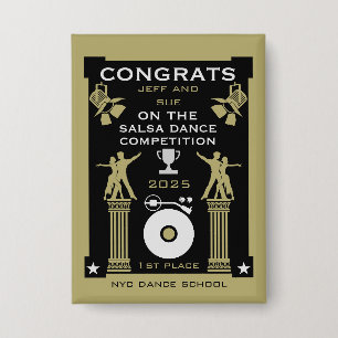 Gewinner des Salsa Dance Competition Button
