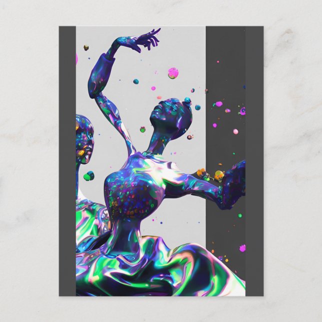 Gewinner des Synthographic Ballet Postkarte (Vorderseite)