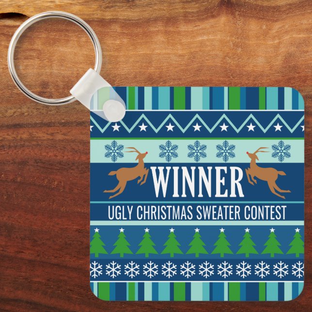Gewinner des Uggge Christmas Sweater Contest Award Schlüsselanhänger (Vorderseite)
