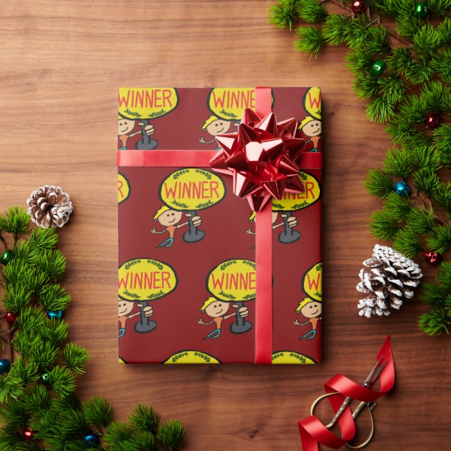 Gewinner Geschenkpapier (Feiertagsgeschenk)