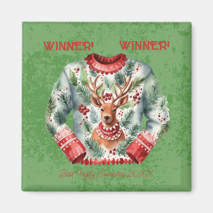 Gewinner! Gewinner! Bester Ugly Sweater von 20xx Magnet