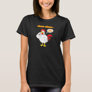 Gewinner Gewinner Hühnchenliebhaber Humor Kitschig T-Shirt