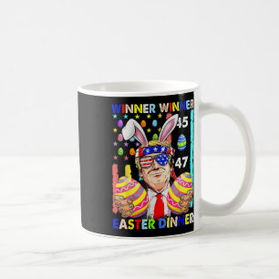 Gewinner Gewinner Ostern Abendessen Ostern Trump L Kaffeetasse
