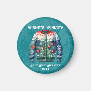 GEWINNER! GEWINNER! Ugly Sweater Contest Magnet