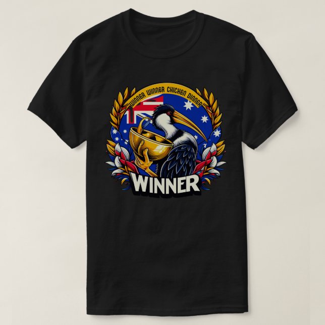 Gewinner Hühnerfest 15 T-Shirt (Design vorne)