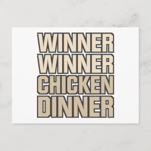 Gewinner Hühnerfest Postkarte
