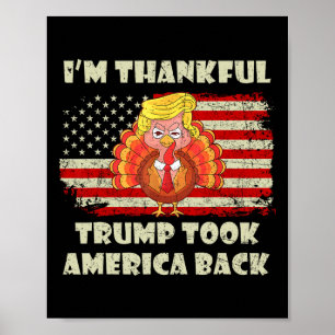 Gewinner Ich bin dankbar, dass Trump Amerika Ck ge Poster