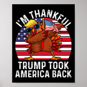 Gewinner Ich bin dankbar, dass Trump gewonnen hat, Poster