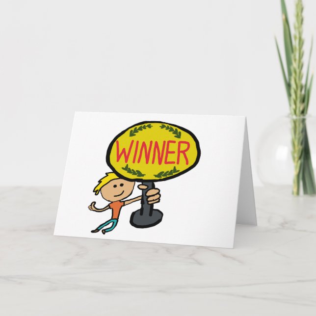 Gewinner Karte (Vorderseite)