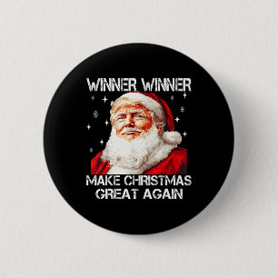 Gewinner macht Weihnachten wieder großartig Santa Button