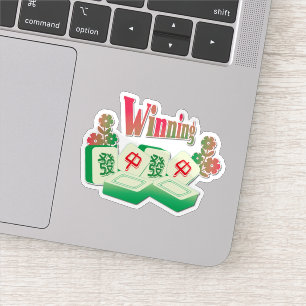 Gewinner Mahjong Sticker   Good Fortune Talisman