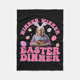 Gewinner Osteressen Funny Trump Happy East Fleecedecke
