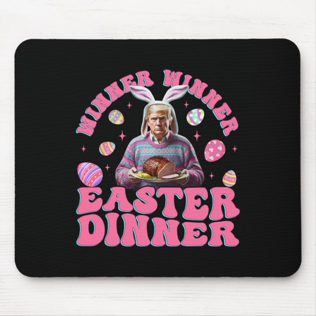 Gewinner Osteressen Funny Trump Happy East Mousepad (Vorne)