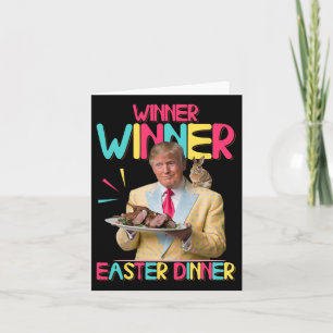 Gewinner Osterfest Funny Trump Bunny Happ Karte