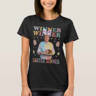 Gewinner Ostern Abendessen Präsident Trump glückli T-Shirt