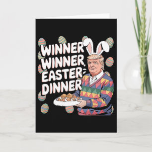 Gewinner Ostern Abendessen Trump Hase Sucht Eier G Karte