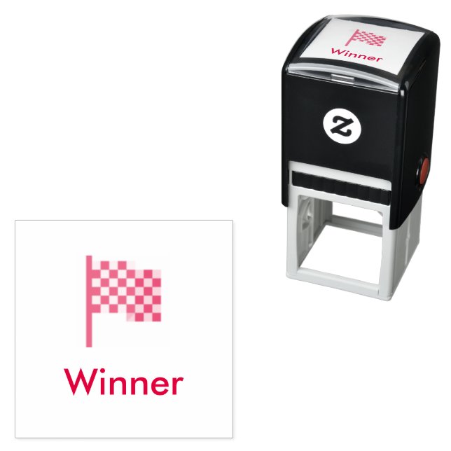 Gewinner! Schachtel Permastempel (Beispiel)