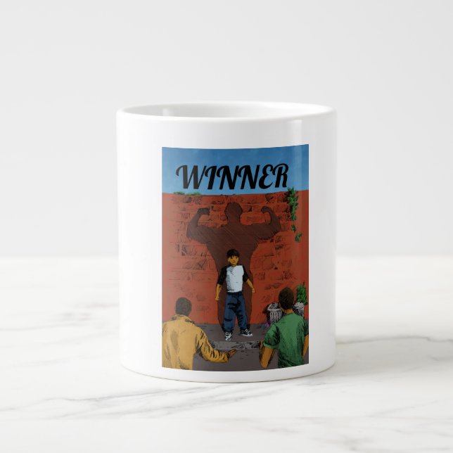 Gewinner-Tasse Jumbo-Tasse (Vorderseite)