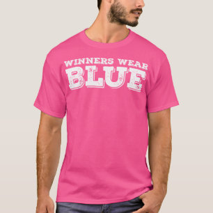 Gewinner tragen Blue Spirit Wear Team Game Colour  T-Shirt