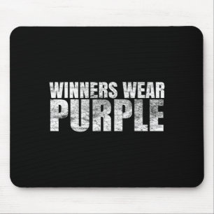 Gewinner tragen lila Farbe Kriegslager Teamspiel Mousepad