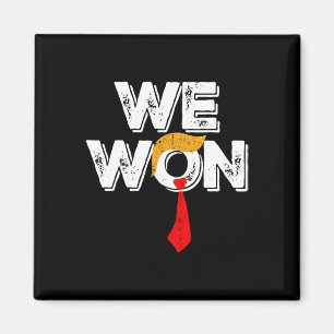 Gewinner Trump Vance Wir gewannen mit Byck America Magnet