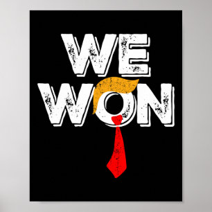 Gewinner Trump Vance Wir gewannen mit Byck America Poster