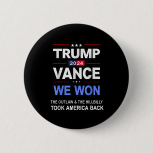 Gewinner Trump Vance Wir Gewannen Nahmen Byck Amer Button