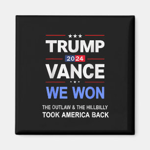 Gewinner Trump Vance Wir Gewannen Nahmen Byck Amer Magnet