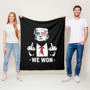 Gewinner Trump Wir haben den 47. Tag der Amtseinfü Fleecedecke