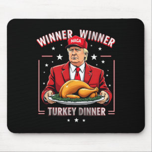 Gewinner Türkei-Abendessen Donald Trump Weihnachte Mousepad