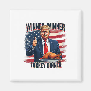 Gewinner Türkei Abendessen Funny Trump Thanksgivi Magnet