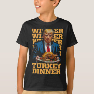 Gewinner Türkei Abendessen Funny Trump Thanksgivi T-Shirt