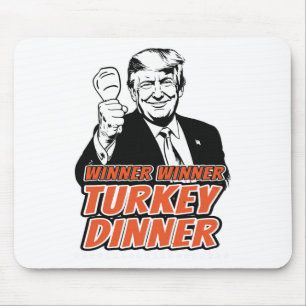 Gewinner Türkei Abendessen Funny Turkey Trump als Mousepad