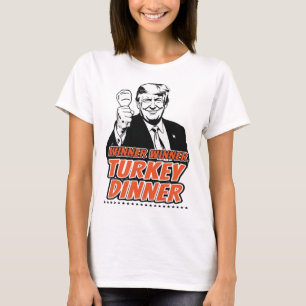Gewinner Türkei Abendessen Funny Turkey Trump als T-Shirt