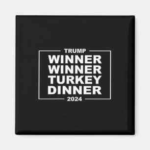 Gewinner Türkei Abendessen Trump 47 Sieg Danke Magnet