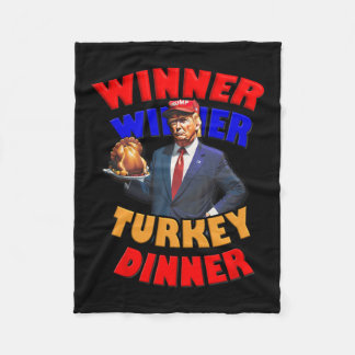 Gewinner Türkei Abendessen Trump feiert als Fleecedecke