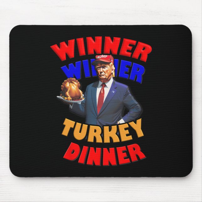 Gewinner Türkei Abendessen Trump feiert als Mousepad (Vorne)