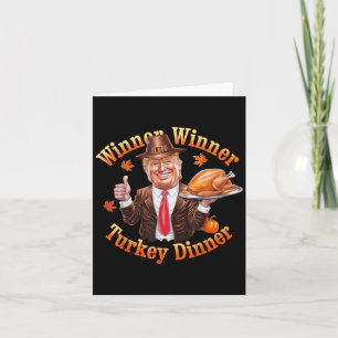 Gewinner Türkei Dinner Trump Erntedank Männer Karte