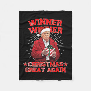 Gewinner Weihnachten Große Trump Funny Hu wieder Fleecedecke
