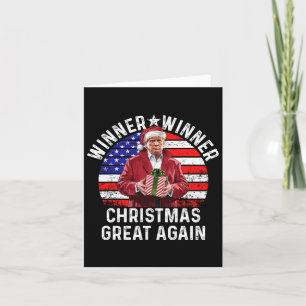 Gewinner Weihnachten Große Trump Funny Hu wieder Karte